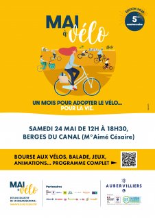 Mai  vlo  Aubervilliers