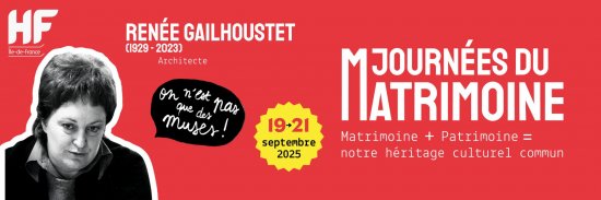 Journes du Matrimoine 2025 en Ile de France