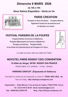 Paris Cr�ation - salon de la poup�e, barbie, ourson