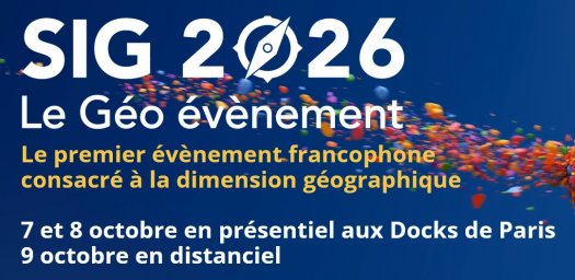 SIG 2026, conférences Esri Paris