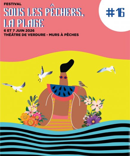 Sous les p�chers, la plage