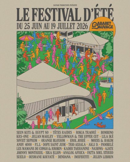 Le Festival d'été au Cabaret Sauvage