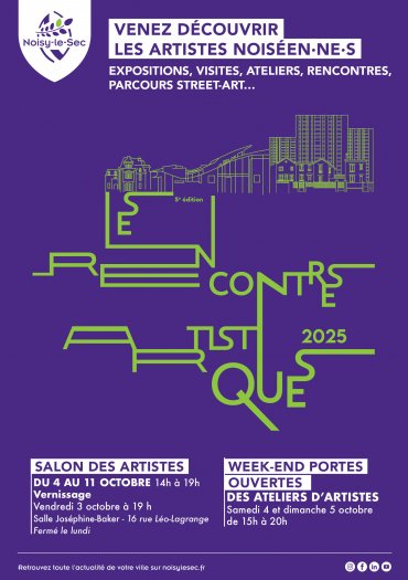 Portes Ouvertes des ateliers d'artistes de Noisy-le-Sec et rencontres