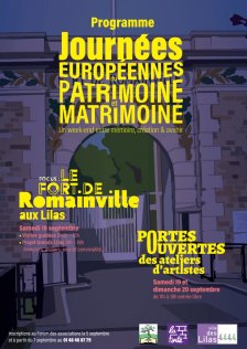 Journ�es du patrimoine 2026 aux Lilas : Fort de romainville et ateliers d'artistes