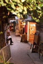 ruelles dans les marchs des Puces st Ouen Clignancourt