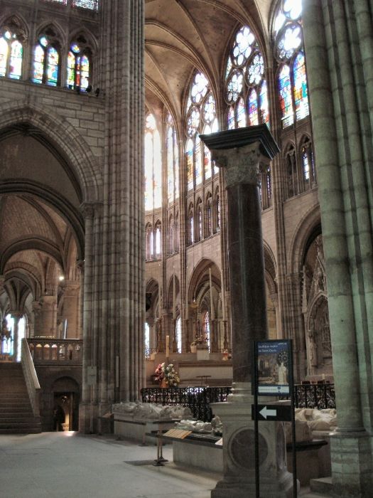 choeur et transept nord de la basilique de Saint-Denis
