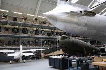 Ateliers de restauration des avions