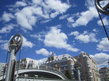 passerelle du pont de Crime