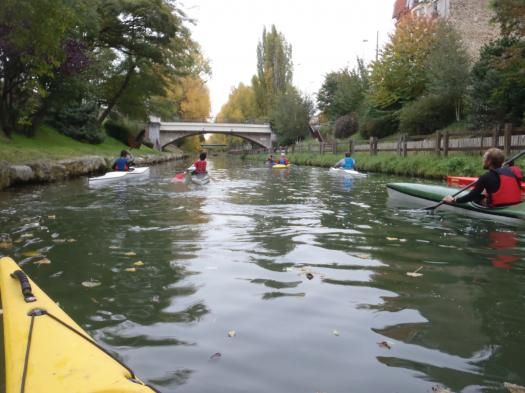 En kayak sur l'Ourcq!