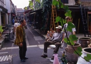 Hunting in Paris St Flea Market in the morning