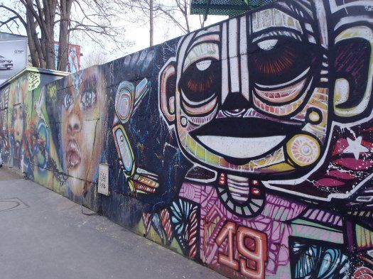 Mur Street Art 19ème, rue de l'Ourcq 5
