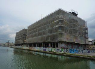 batiment des douanes en travaux avril 2014 - Pantin