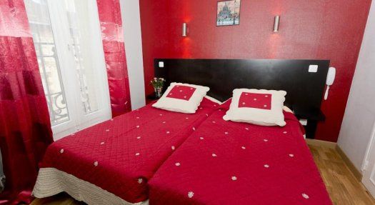 Chambre Hippotel Paris Buttes Chaumont Pyrnes