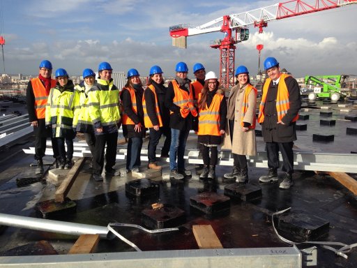 Visite du chantier de la Philharmonie