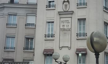 Façade de l'hôtel de la Terrasse, Porte de Clignancourt