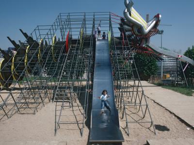 Dragon parc de la Villette - concepteur Franois Ghys - Photo FX Bouchart