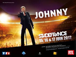 Johnny Hallyday en concert au Stade de France 2012