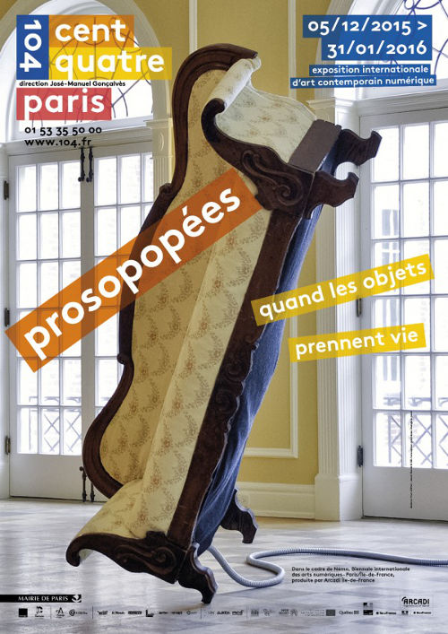 Prosopopées, art numérique contemporain au 104