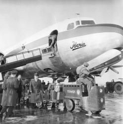 Embarqueemnt sur le tarmac de l'aroport du Bourget