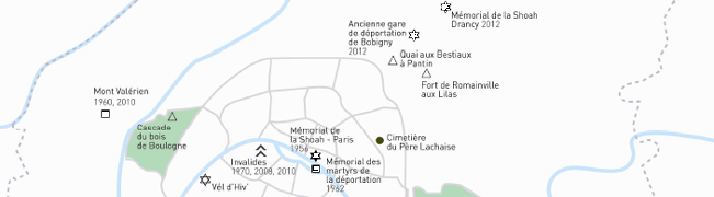 Carte des lieux de mmoire 2nde guerre mondiale