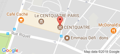 Le CENTQUATRE-PARIS, 5 rue Curial, 75019 PARIS