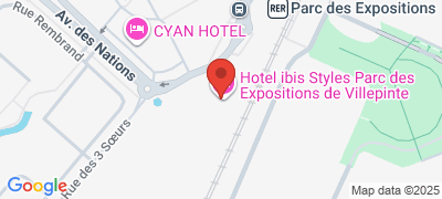 Ibis Styles Parc des Expositions de Villepinte, 54 avenue des Nations, 95971 ROISSY-EN-FRANCE