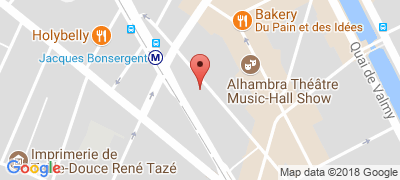 Htel du Nord - Canal St-Martin, 47 rue Albert Thomas, 75010 PARIS