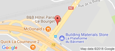 Hôtel B&B Le Bourget - La Courneuve, 197 rue Paul Vaillant Couturier, 93120 LA COURNEUVE
