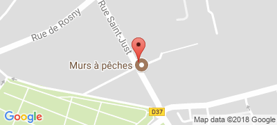 Murs  pches, 23 rue Saint Just, Impasse Gobtue, 93100 MONTREUIL