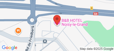 H�tel �conomique B&B Noisy-le-Grand, Rue Sancho Pan�a Quartier du Montfort, 93160 NOISY-LE-GRAND