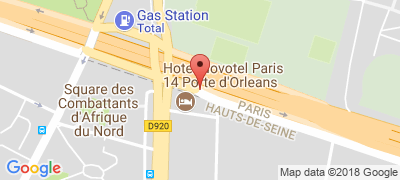Hôtel Novotel Paris 14 porte d'Orléans, 15 boulevard Romain Rolland, 75014 PARIS