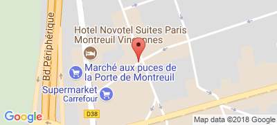 HôtelF1 Porte de Montreuil, 290-302 rue Etienne Marcel, 93170 BAGNOLET