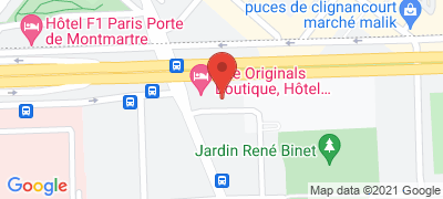 The Originals Boutique, Hôtel Maison Montmartre, Paris, 32 Avenue de la Porte de Montmartre, 75018 PARIS