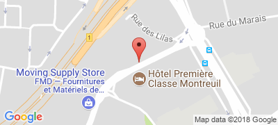 Hôtel Première Classe Montreuil, 64 rue Jean Lolive, 93100 MONTREUIL