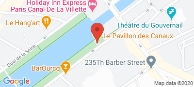 Le Pavillon des Canaux, 39 Quai de la Loire , 75019 PARIS