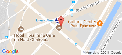 Hotel Paris Louis Blanc canal St-Martin, 232 rue du Faubourg Saint-Martin, 75010 PARIS