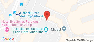 Paris-Nord Villepinte Parc d'expositions et Centre de conventions, ZAC Paris Nord 2 BP 68004, 95970 VILLEPINTE