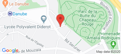 Parc de la Butte-du-Chapeau-Rouge, Accès : avenue Debidour, BD d'Algérie, 75019 PARIS