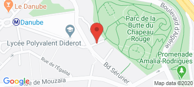 Parc de la Butte-du-Chapeau-Rouge, Accs : avenue Debidour, BD d'Algrie, 75019 PARIS