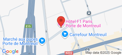 HtelF1 Porte de Montreuil, 290-302 rue Etienne Marcel, 93170 BAGNOLET