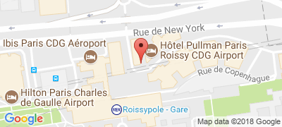 Htel Pullman Paris Roissy CDG Airport, 3 Bis rue De La Haye Roissypole / CS 10008, 93410 TREMBLAY-EN-FRANCE