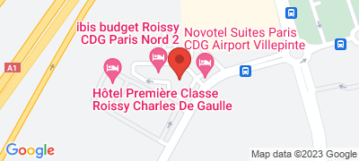 Hôtel Ibis Budget Roissy Paris Nord 2, 335 rue de la Belle Etoile ZAC Paris Nord 2 BP 63185, 95974 ROISSY-EN-FRANCE
