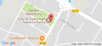 Parvis de la Mairie, 121 avenue de la Résistance, 93340 LE RAINCY