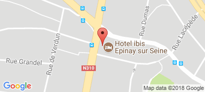Ibis Epinay-sur-Seine, 1-3 avenue du 18 juin 1940, 93800 EPINAY-SUR-SEINE