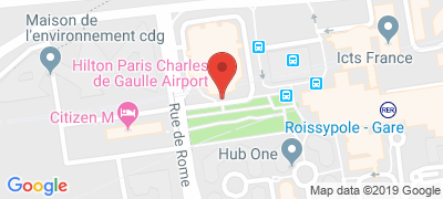 Hilton Paris Charles de Gaulle Airport, Rue de Rome, 95700 ROISSY-EN-FRANCE