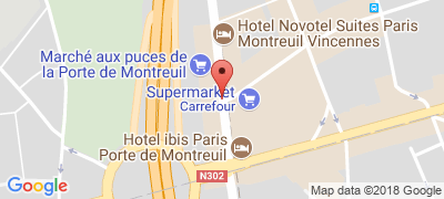 Hôtel Ibis Paris Porte de Montreuil, 2 avenue du Professeur Lemierre, 75020 PARIS