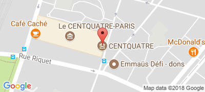 Le CENTQUATRE-PARIS, 5 rue Curial, 75019 PARIS
