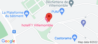 Formule 1 Villemomble, 8-12 alle du Plateau Z.A La Garenne, 93250 VILLEMOMBLE