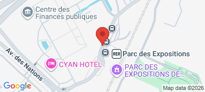 gare Parc des Expositions, avenue des Nations, 93420 VILLEPINTE