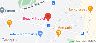 Beau M Hostel, 108 rue Damrmont, 75018 PARIS